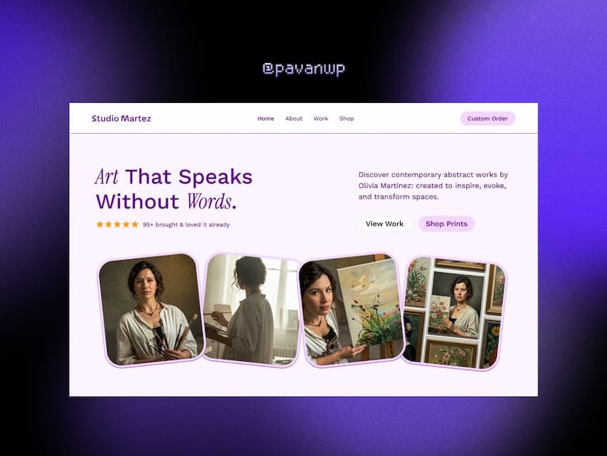 Studio Martez Web design Project